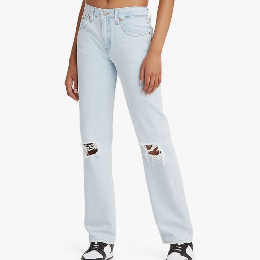 Levi's Light Blue Straight Leg Women's Jeans